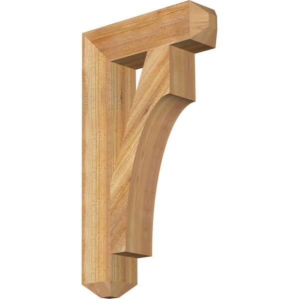 Ekena Millwork Westlake Craftsman Rough Sawn Bracket, Western Red Cedar, 4"W x 16"D x 28"H BKT04X16X28WTL04RWR - main